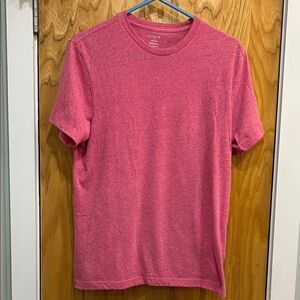 J.Crew Washed T-Shirt Men’s Small Pink Heather Crewneck Soft Casual Tee